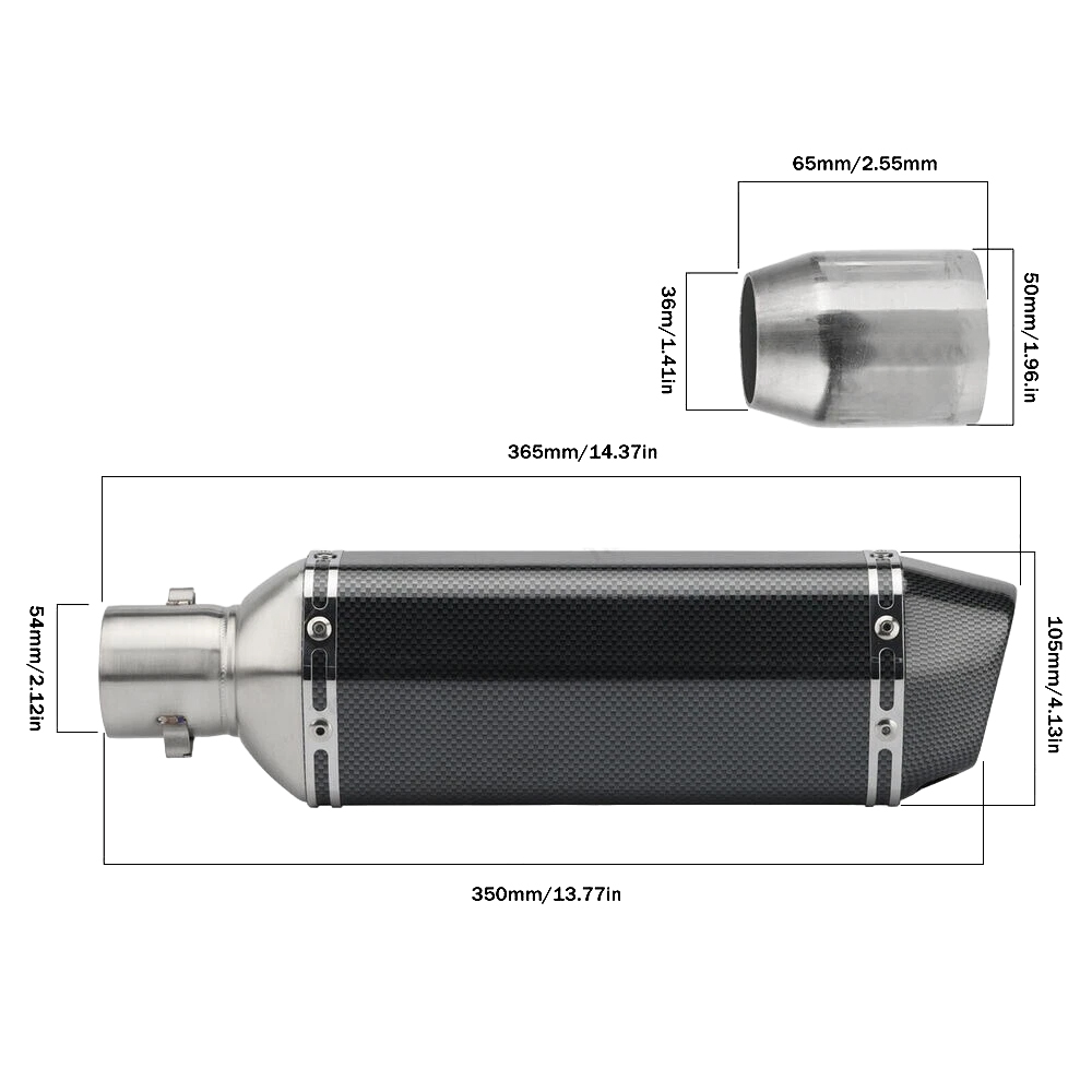 For Yamaha R6 2006-2020 Full System Exhaust Header Mid Link Pipe Muffler Tips - Image 5