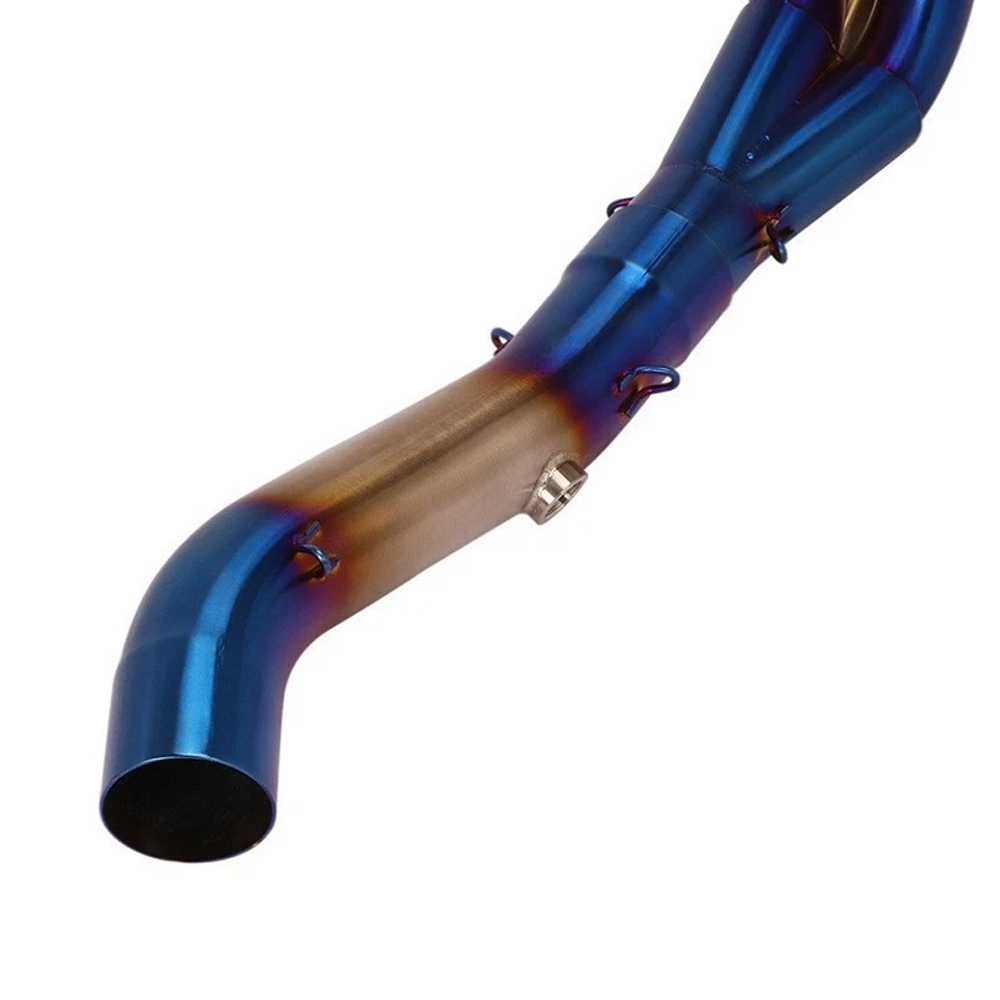 Full Exhaust System Muffler Link Pipe Tip For Yamaha MT09 FZ09 XSR900 2014-2020 - Image 4