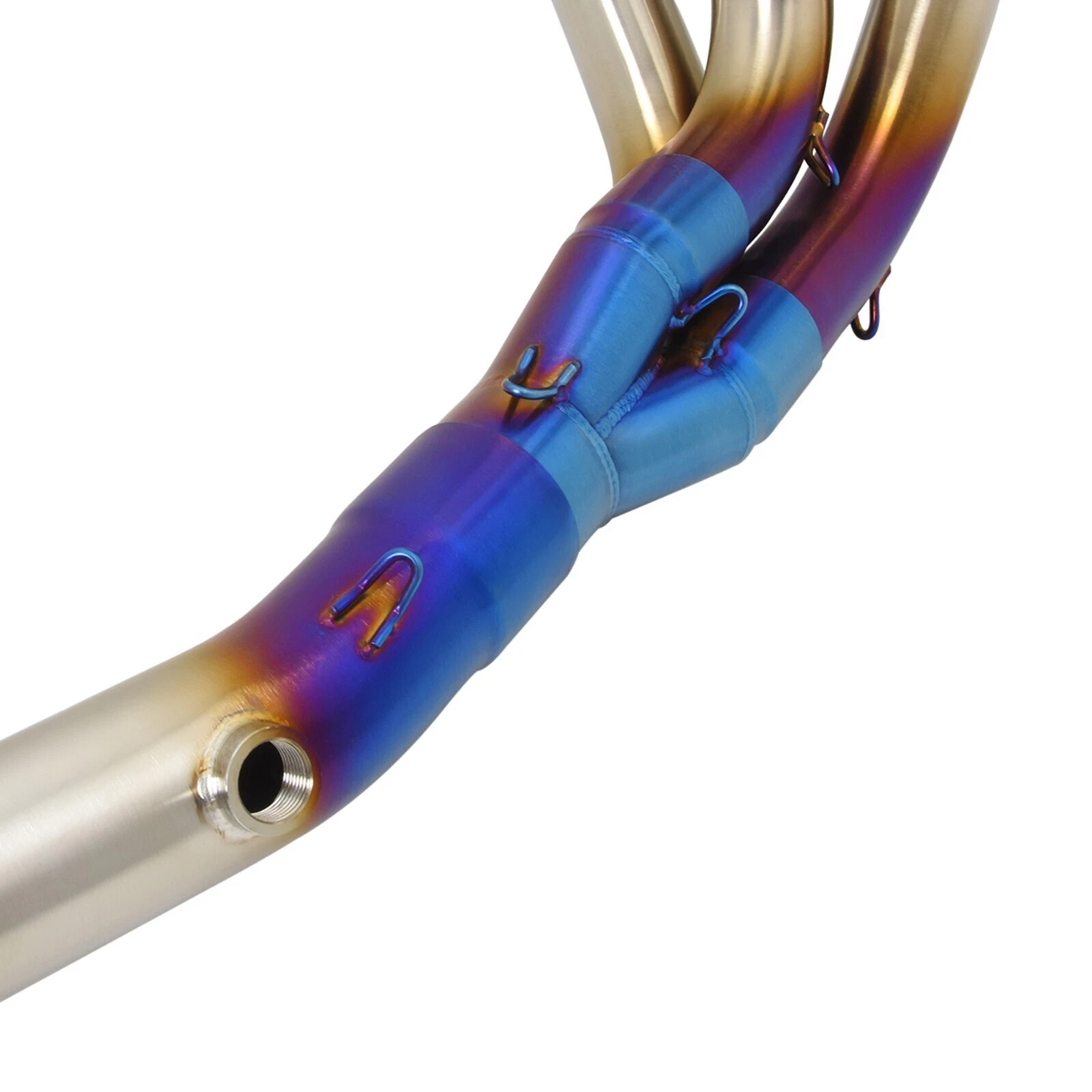 For Yamaha FJ09 FZ09 MT-09 2015-2020 Slip On Exhaust System Blue Header Pipe - Image 3
