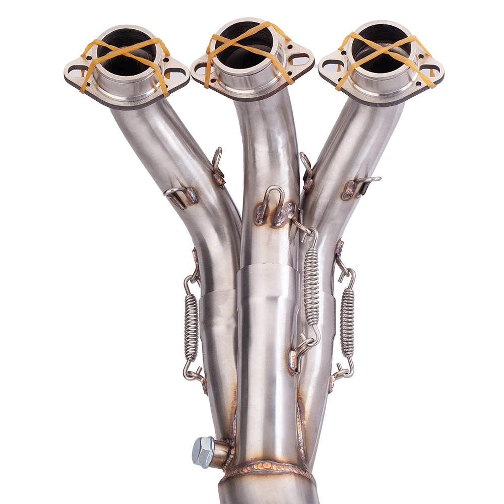 Whole System For Yamaha MT-09 FZ-09 2021-2024 Black Muffler Exhaust Header Pipe - Image 2
