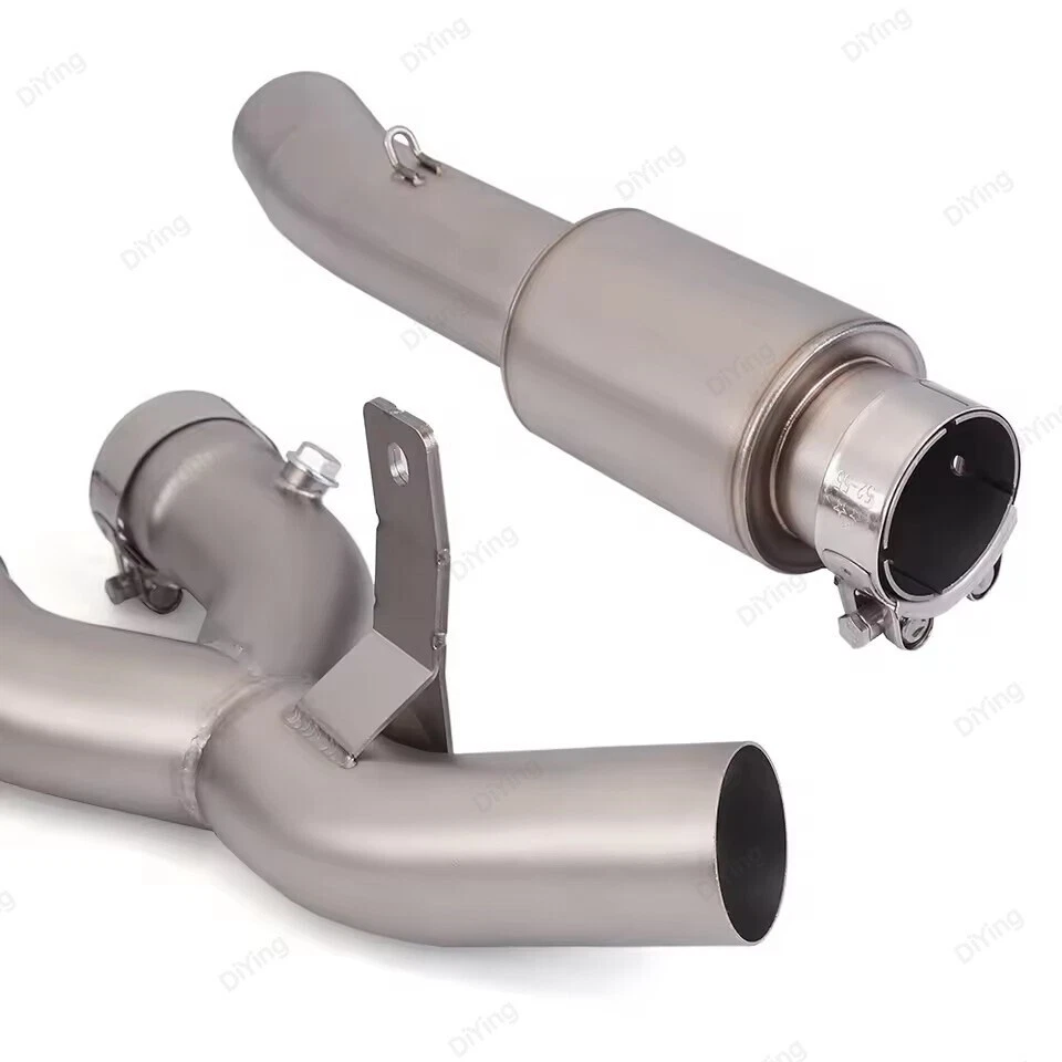For Yamaha R1 R1M MT10 FZ10 2015-2025 Motorcycle Exhaust Mid Link Pipe Slip-on - Image 2