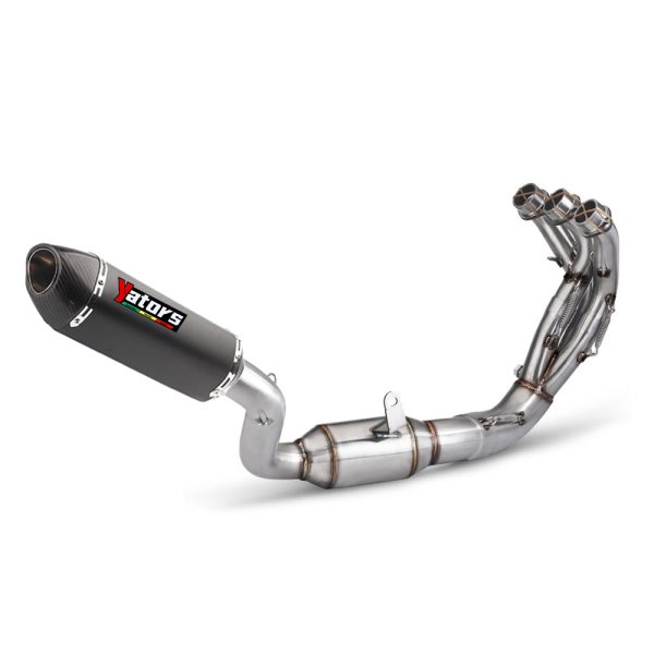For Yamaha MT09 XSR900 2021-24 Modified System Exhaust Pipe Front Link Pipe 51mm