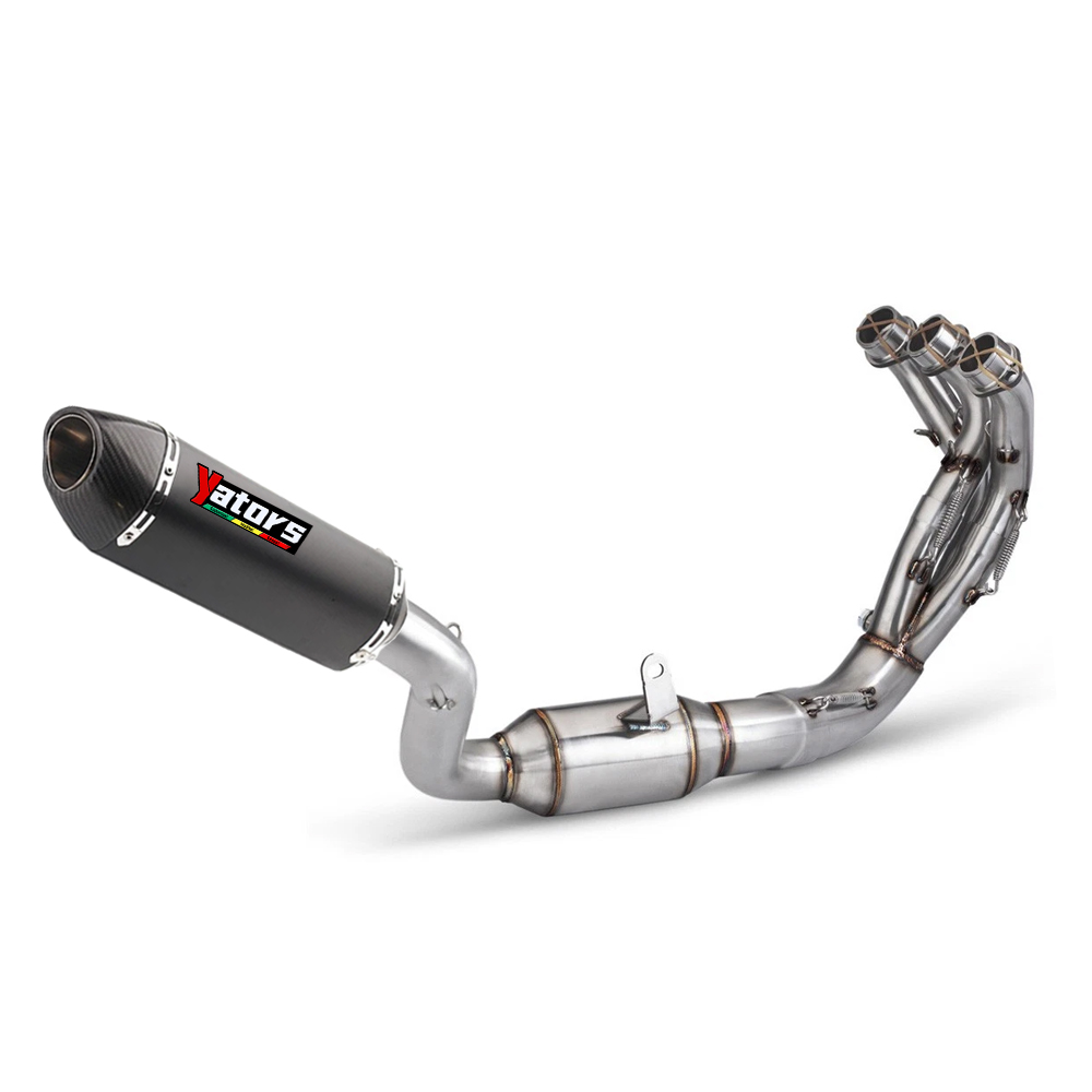 For Yamaha MT09 XSR900 2021-24 Modified System Exhaust Pipe Front Link Pipe 51mm