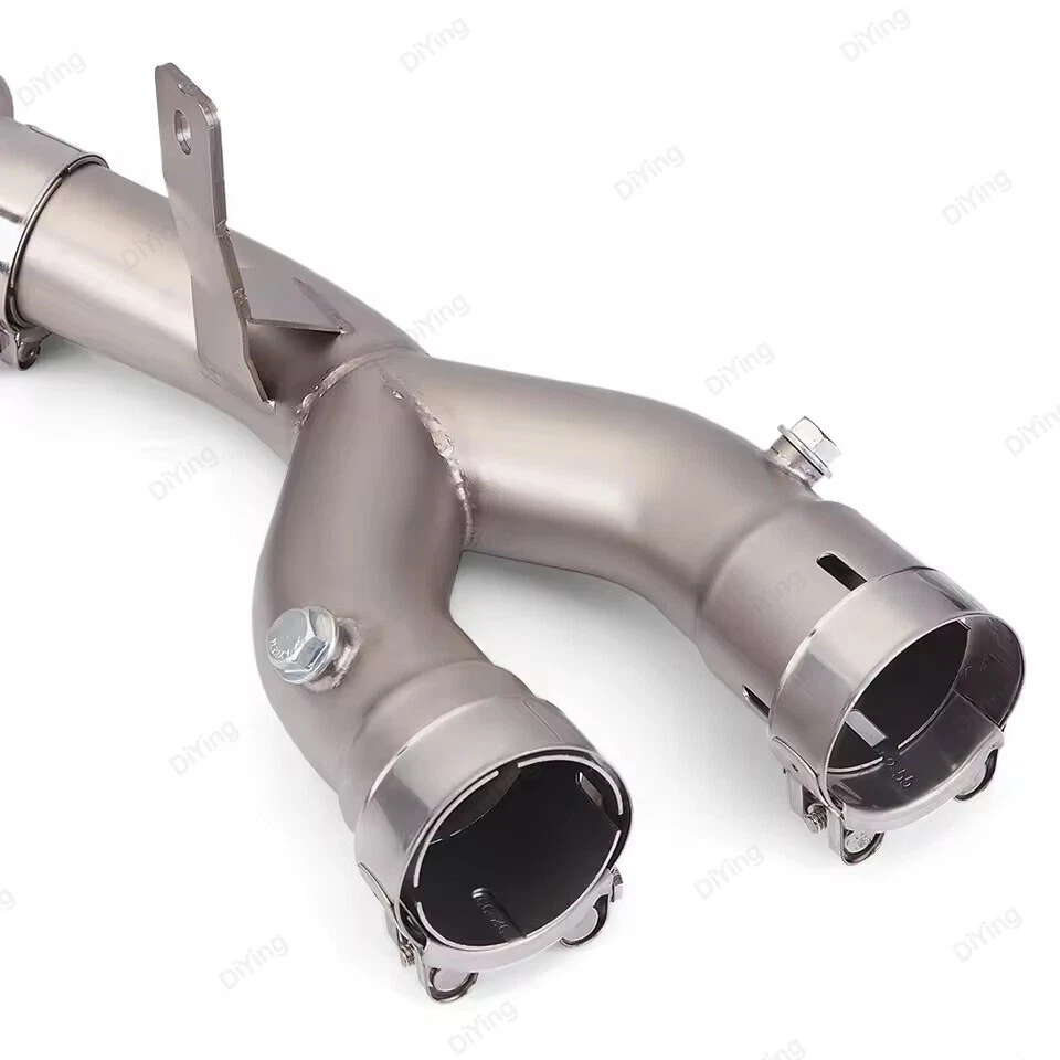 For Yamaha R1 R1M MT10 FZ10 2015-2025 Motorcycle Exhaust Mid Link Pipe Slip-on - Image 3