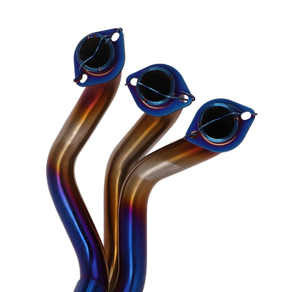 Full System For Yamaha MT-09 FZ09 2014-2020 Blue Muffler Exhaust Front Link Pipe - Image 6