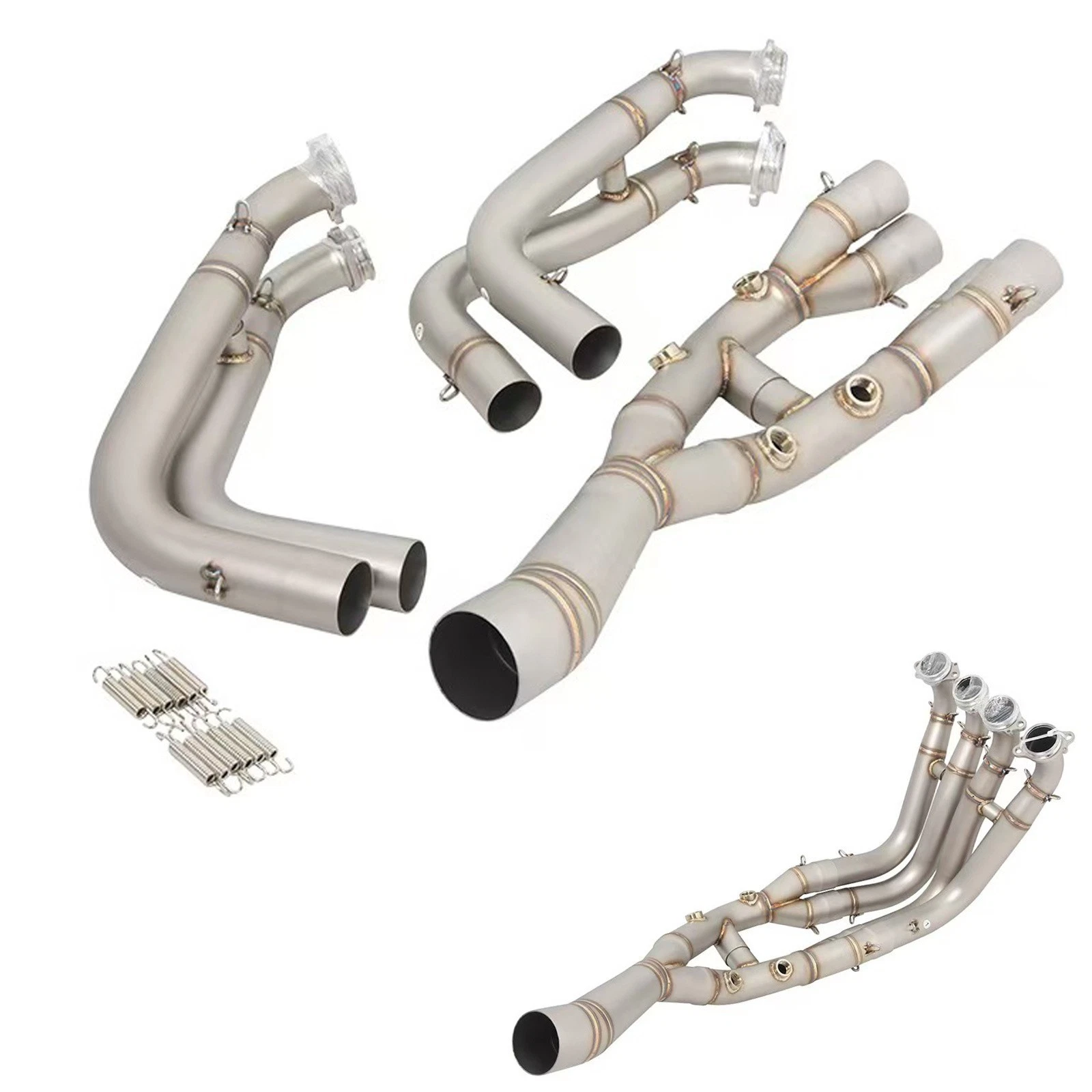 Stainless Steel Exhaust Tips Mid Pipe For BMW M1000RR S1000R 2019-2025 - Image 4