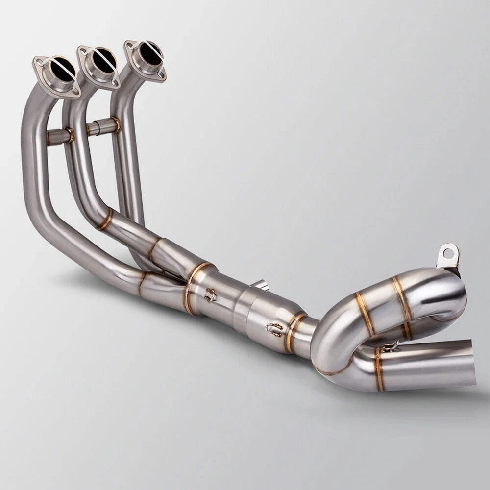 For Yamaha MT09 FZ09 2014-2020 Modified System Exhaust Pipe Front Link Pipe 51mm - Image 2