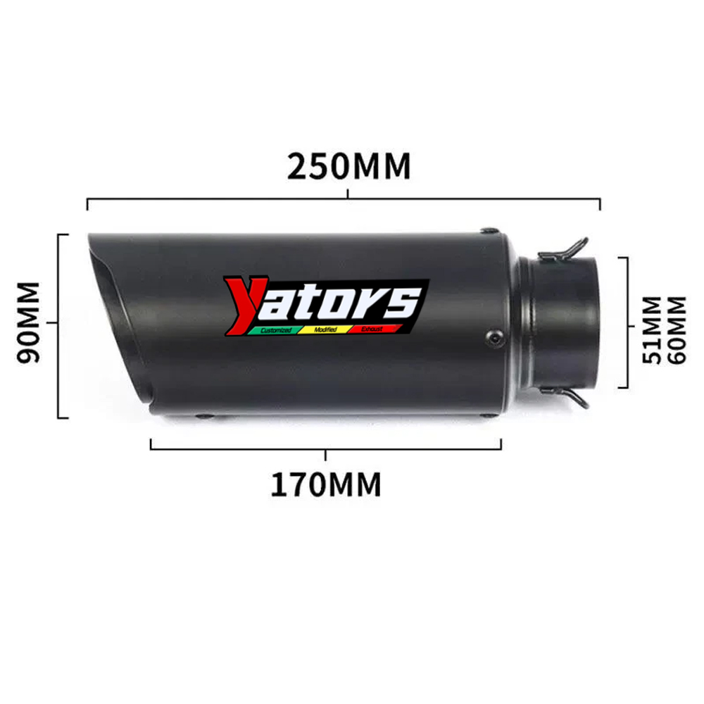 Full System For Yamaha MT-09 FZ09 2014-2020 Blue Muffler Exhaust Front Link Pipe - Image 2