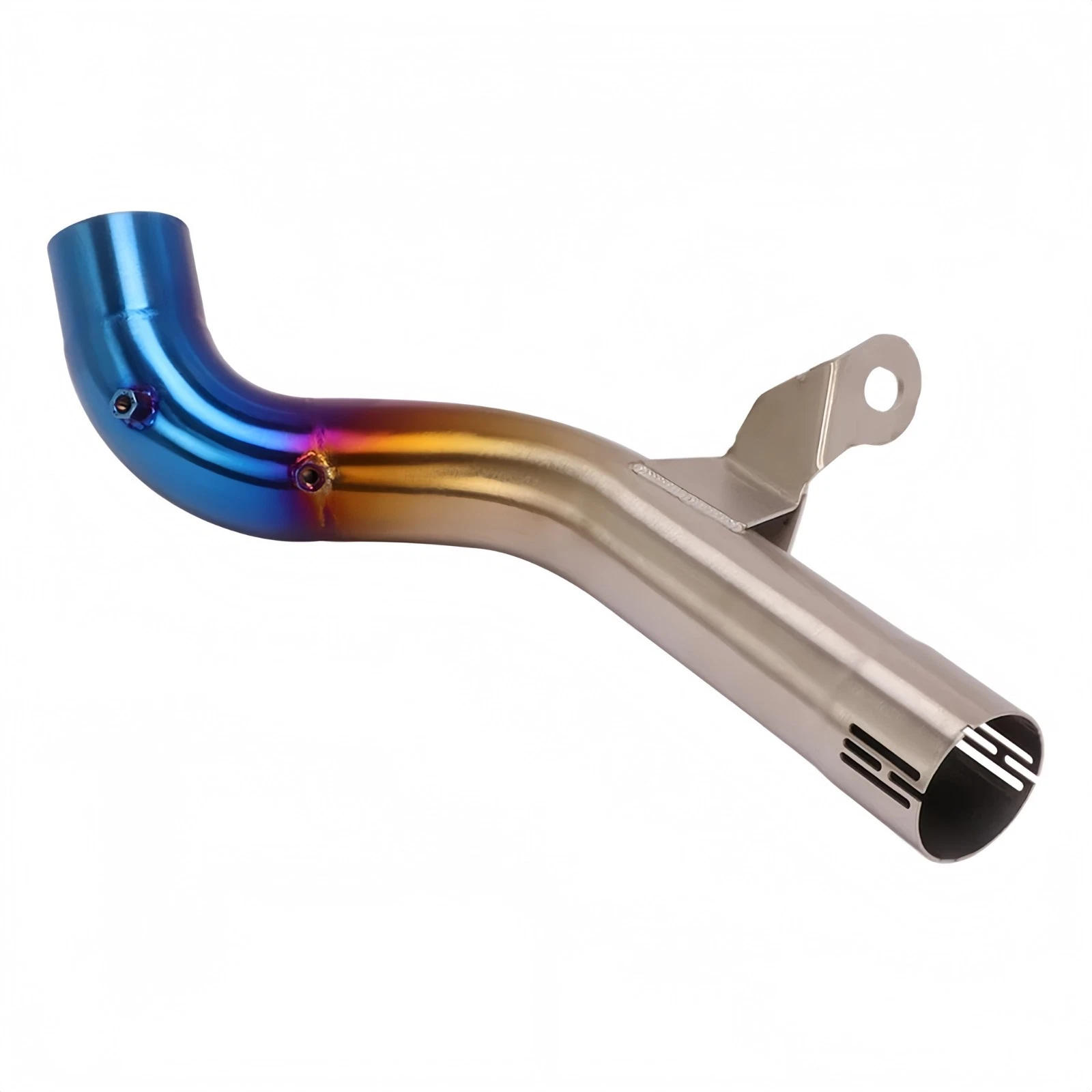 For BMW F850GS F750GS 2018-2024 Modified System Exhaust Mid Link Pipe Blue - Image 5