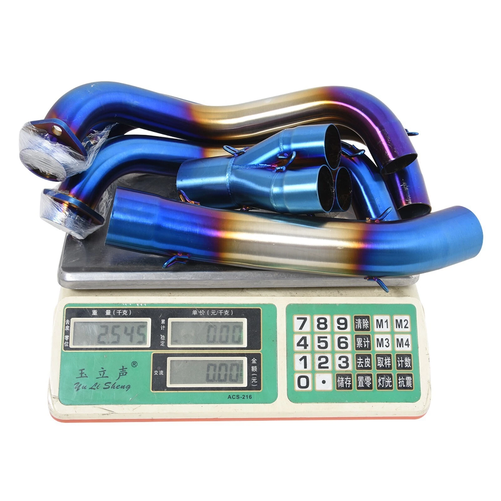 For Yamaha FJ09 FZ09 MT-09 2015-2020 Slip On Exhaust System Blue Header Pipe - Image 5