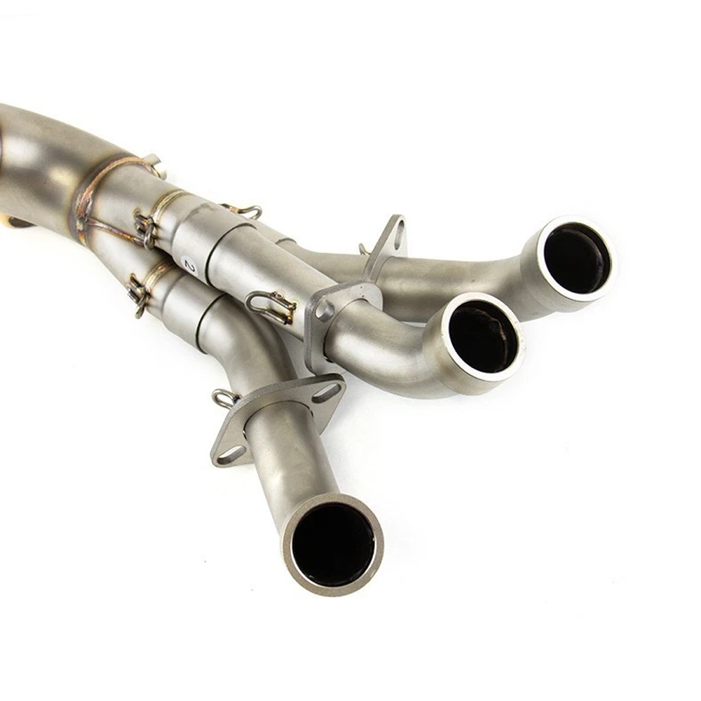 For Yamaha MT-09 2020-2025 Exhaust Front Pipe Muffler Tips Whole System - Image 7