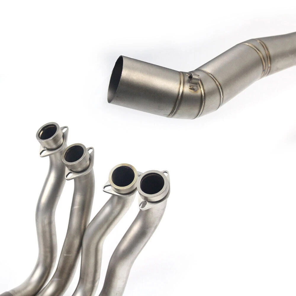 Full System for Yamaha YZF R1 2015-2023 MT-10 Exhaust Header Pipe Black Muffler - Image 4