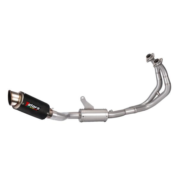 For Yamaha 2021-2023 YZF R7 Bolt-on Full Exhaust Header Link Pipe Muffler 51mm