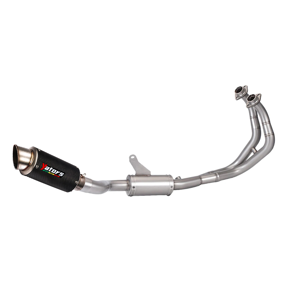 For Yamaha 2021-2023 YZF R7 Bolt-on Full Exhaust Header Link Pipe Muffler 51mm