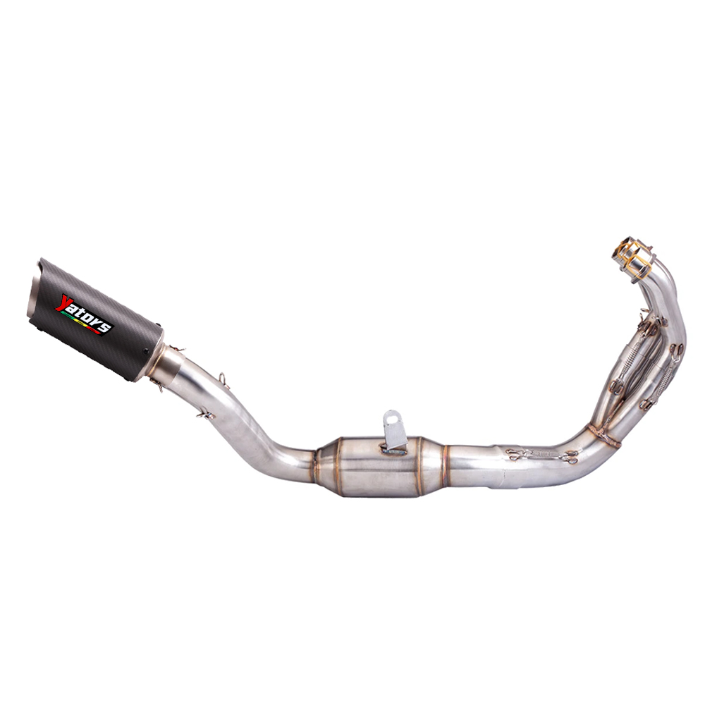 For Yamaha FZ09 MT-09 2021-2023 Full Exhaust System Header Link Pipe Muffler