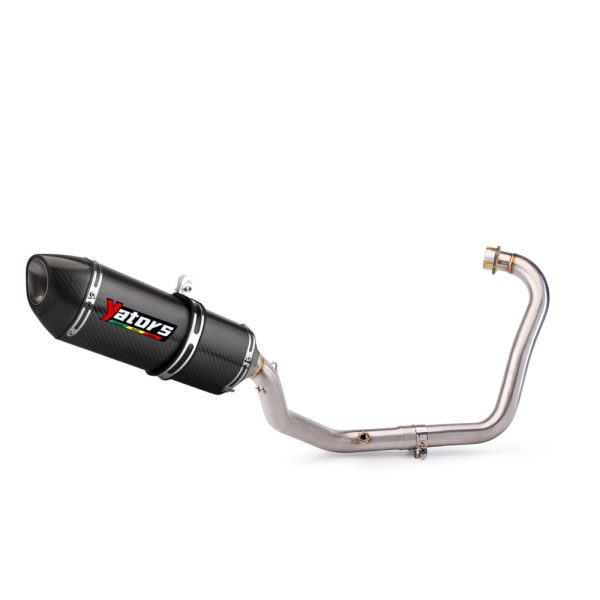 Slip-on For Suzuki SF250 Gixxer 250 Full System Exhaust Front Link Pipe Muffler