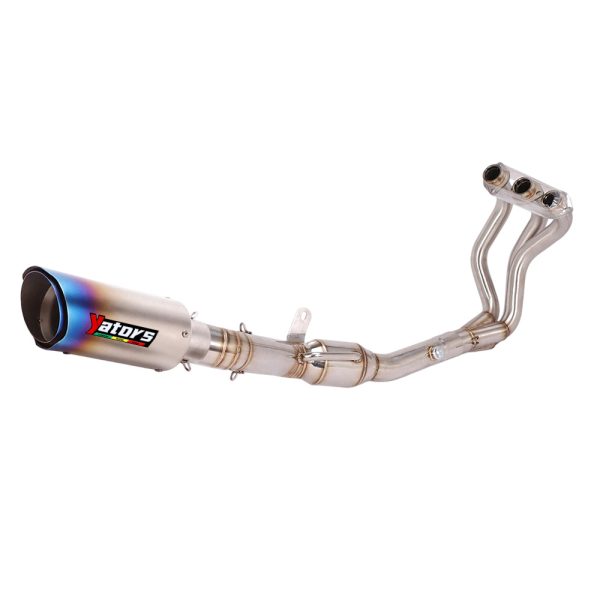 Slip For Yamaha MT09 2020-2023 Full Exhaust System Header Link Pipe Muffler Tips