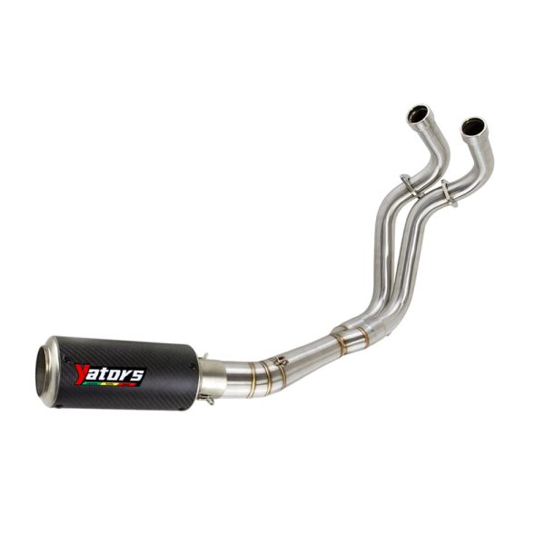 YZF R7 2021-2025 for Yamaha MT-07 Full System Exhaust Header Pipe Muffler Tips