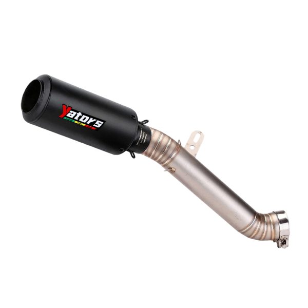 Motorcycle Exhaust Muffler Tips Mid Link Pipe System For Aprilia RSV4 2009-2021