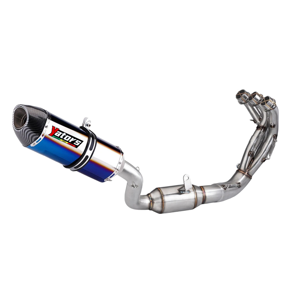 For Yamaha MT-09 XSR900 2021-2024 Full Exhaust System 51mm Header Link Pipe Slip