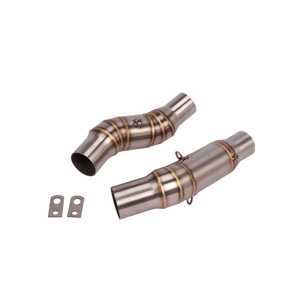 For Kawasaki Ninja Z1000 2010-2020 Mid Exhaust Link Pipe 51mm Muffler Tips Slip - Image 2