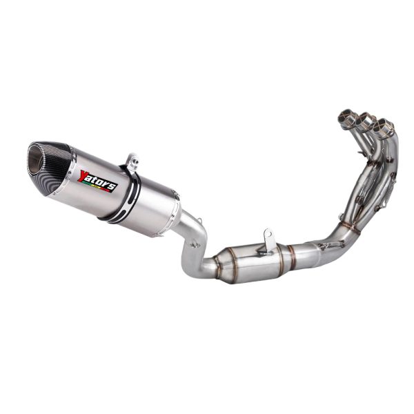 For Yamaha XSR900 MT-09 2021-2024 Whole System Exhaust Header Pipe Muffler Tips
