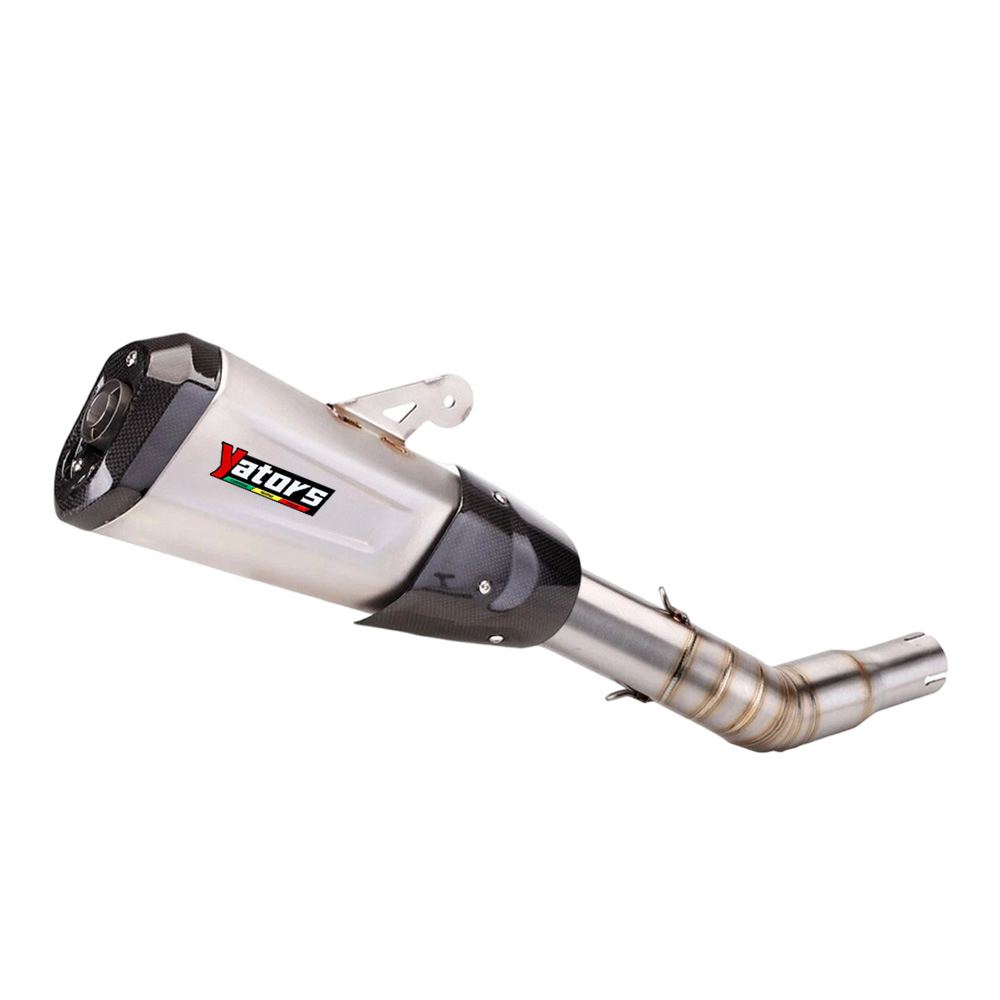 Exhaust System Pipe Carbon Muffler Front Link Pipe For Vespa GTS300 2021-2022