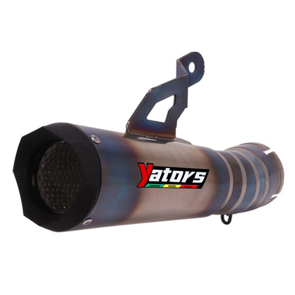 Titanium Exhaust Mid Link Pipe Tail Muffler Tip For BMW S1000R M1000RR 2021-2025