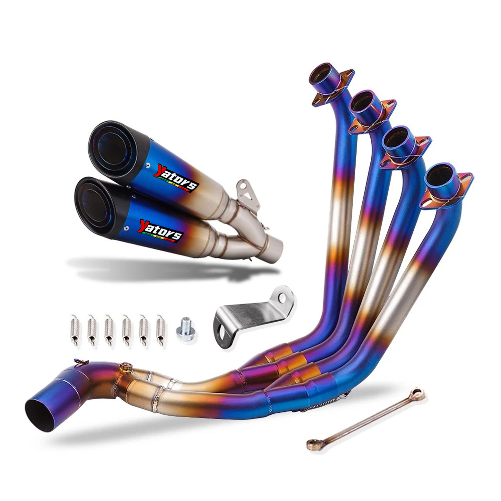 For Honda CBR650R CB650R/F CBR650F Full Exhaust Muffler System Header Link Pipe - Image 2