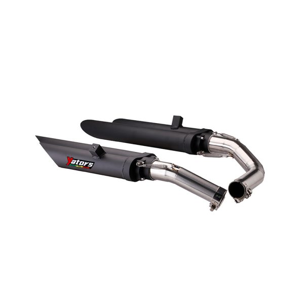 For Yamaha R1 YZFR1 2009-2014 Motorcycle Exhaust Pipe With Slip-On Mid Link Pipe