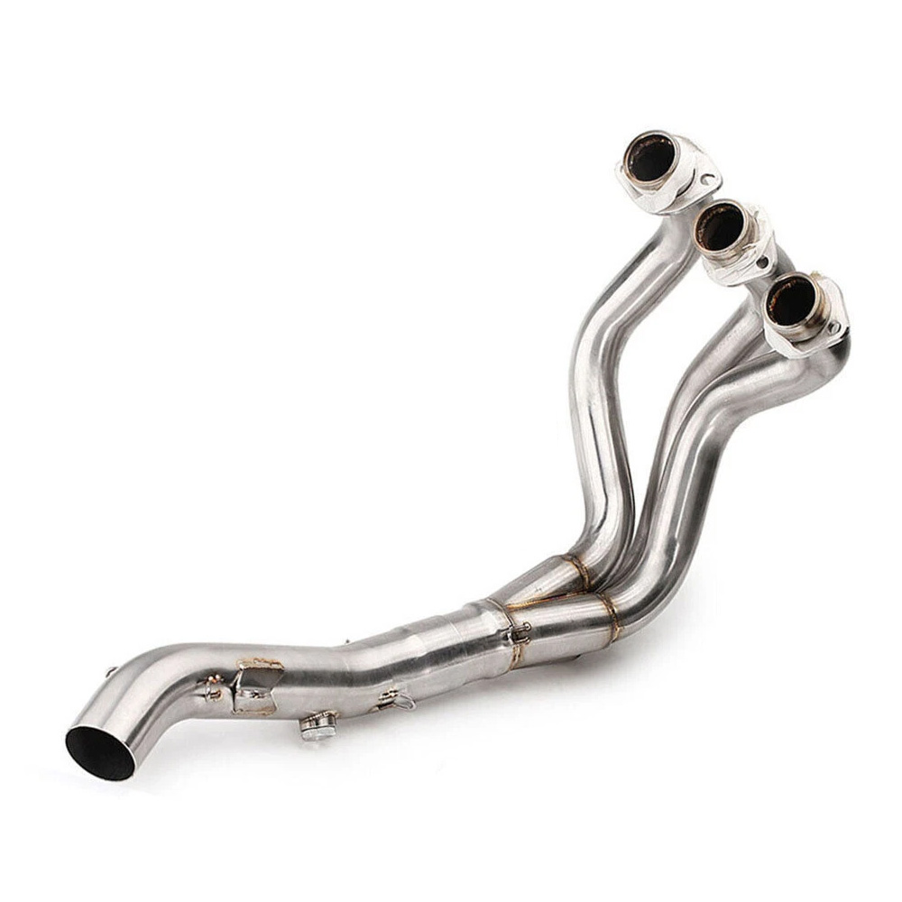 Full Exhaust System Manifold Link Pipe Mufflers For Yamaha MT09 FZ09 FJ09 XSR900 - Image 4