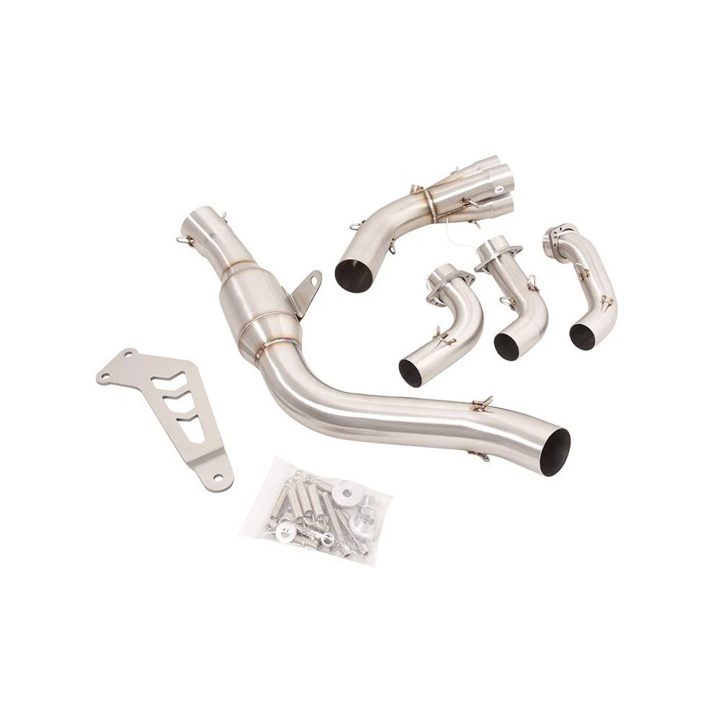 For Yamaha MT-09 2024 2023 2022 2021 Exhaust System Header Pipe Black Muffler - Image 2