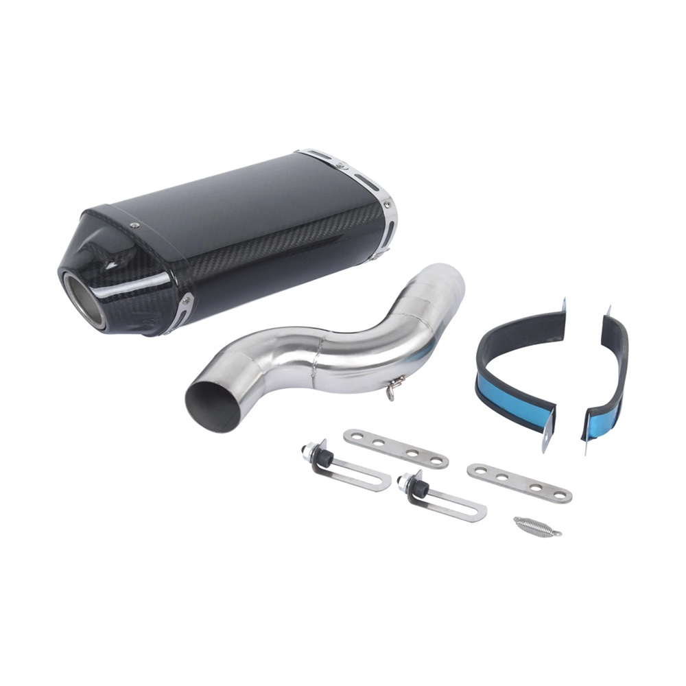 For Kawasaki Ninja ZX6R ZX636 2004-2008 Slip on Muffler Exhaust Link Pipe - Image 2