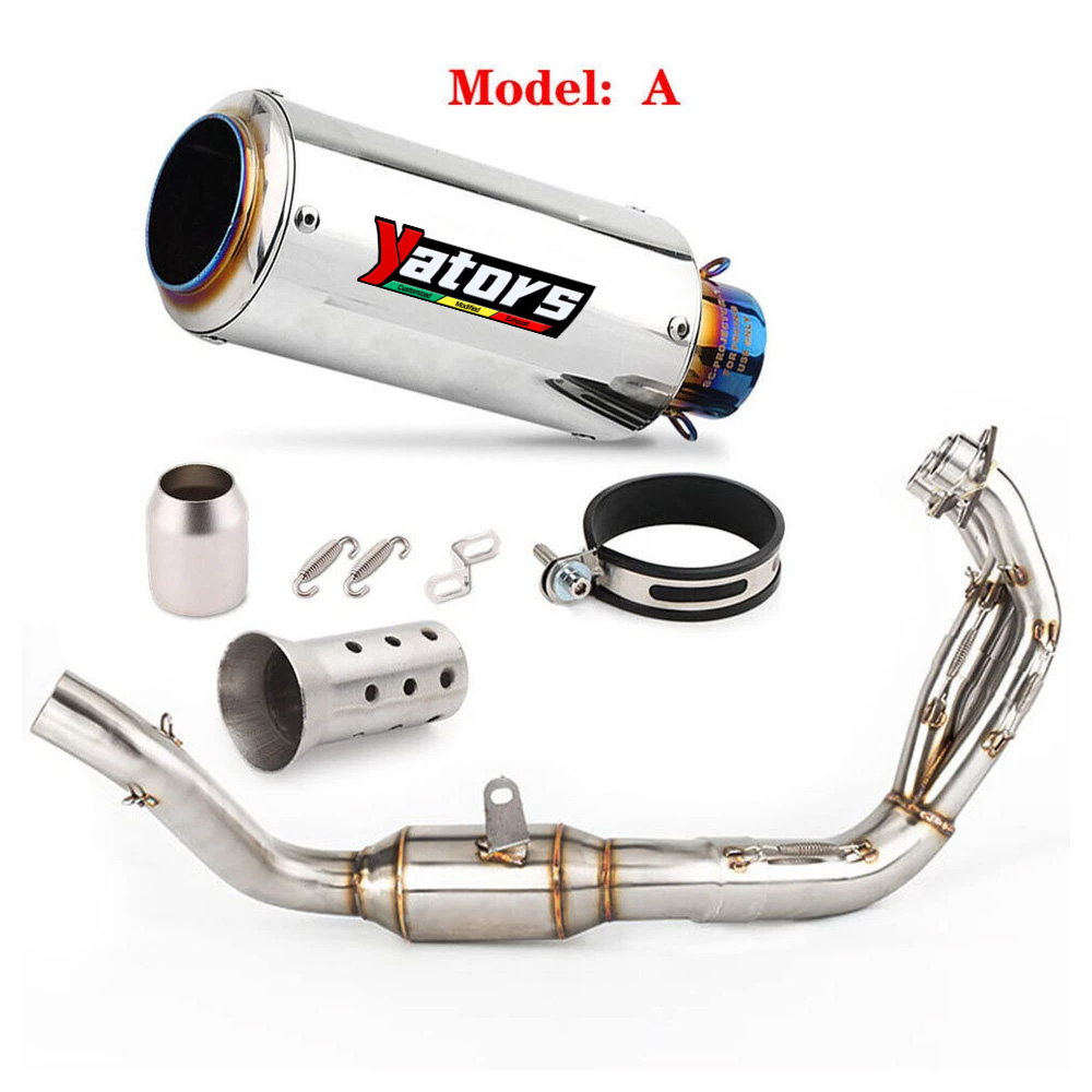 For Yamaha MT-09 FZ09 2021-2024 Header Exhaust Pipe Slip On 51mm Muffler Tips - Image 2