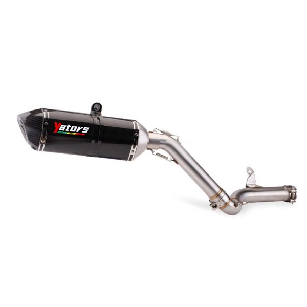 Exhaust Tips Muffler Mid Pipe Slip on System For BMW F850GS/F750GS 2018-2021