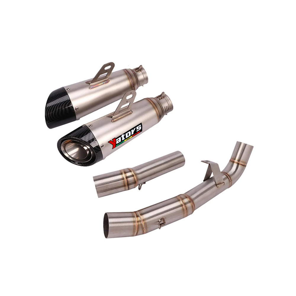 For Kawasaki Ninja Z1000 2010-2024 Mid Exhaust Link Pipe 51mm Muffler Tips Slip