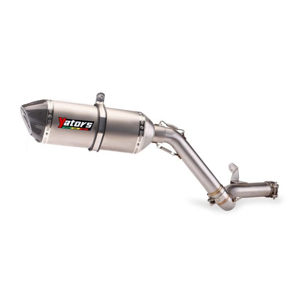 Exhaust Tips Muffler Mid Pipe Slip on System For BMW F850GS/F750GS 2018-2021