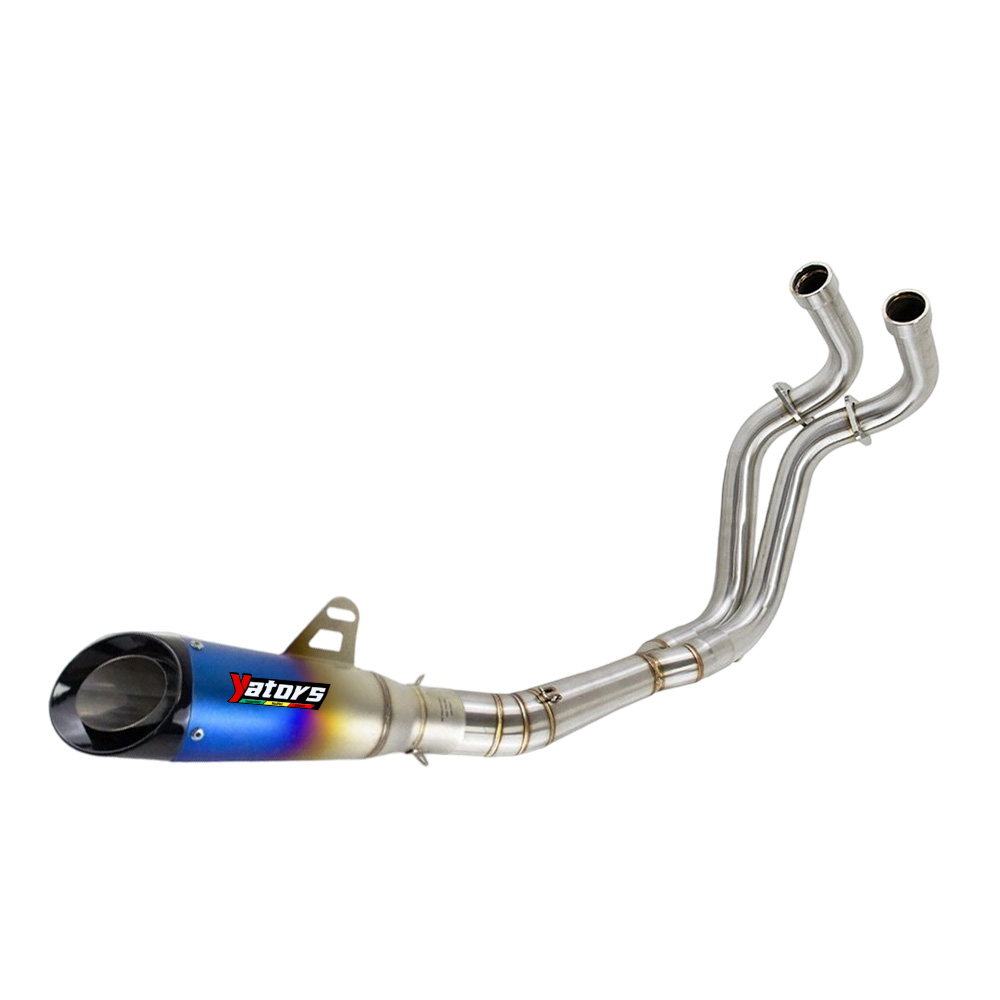 YZF R7 2021-2025 for Yamaha MT-07 Whole System Exhaust Header Pipe Muffler Tips
