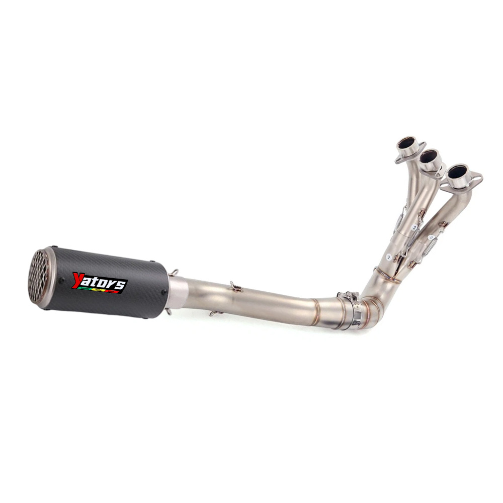 MT-09 2020-2024 For Yamaha XSR900 Exhaust Header Pipe Muffler Tips Whole System