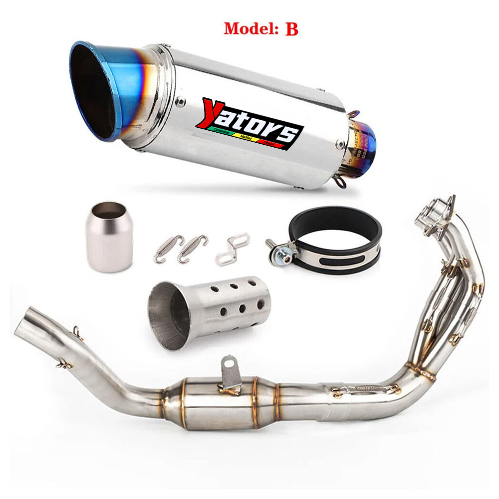 For Yamaha MT-09 FZ09 2021-2024 Header Exhaust Pipe Slip On 51mm Muffler Tips - Image 3