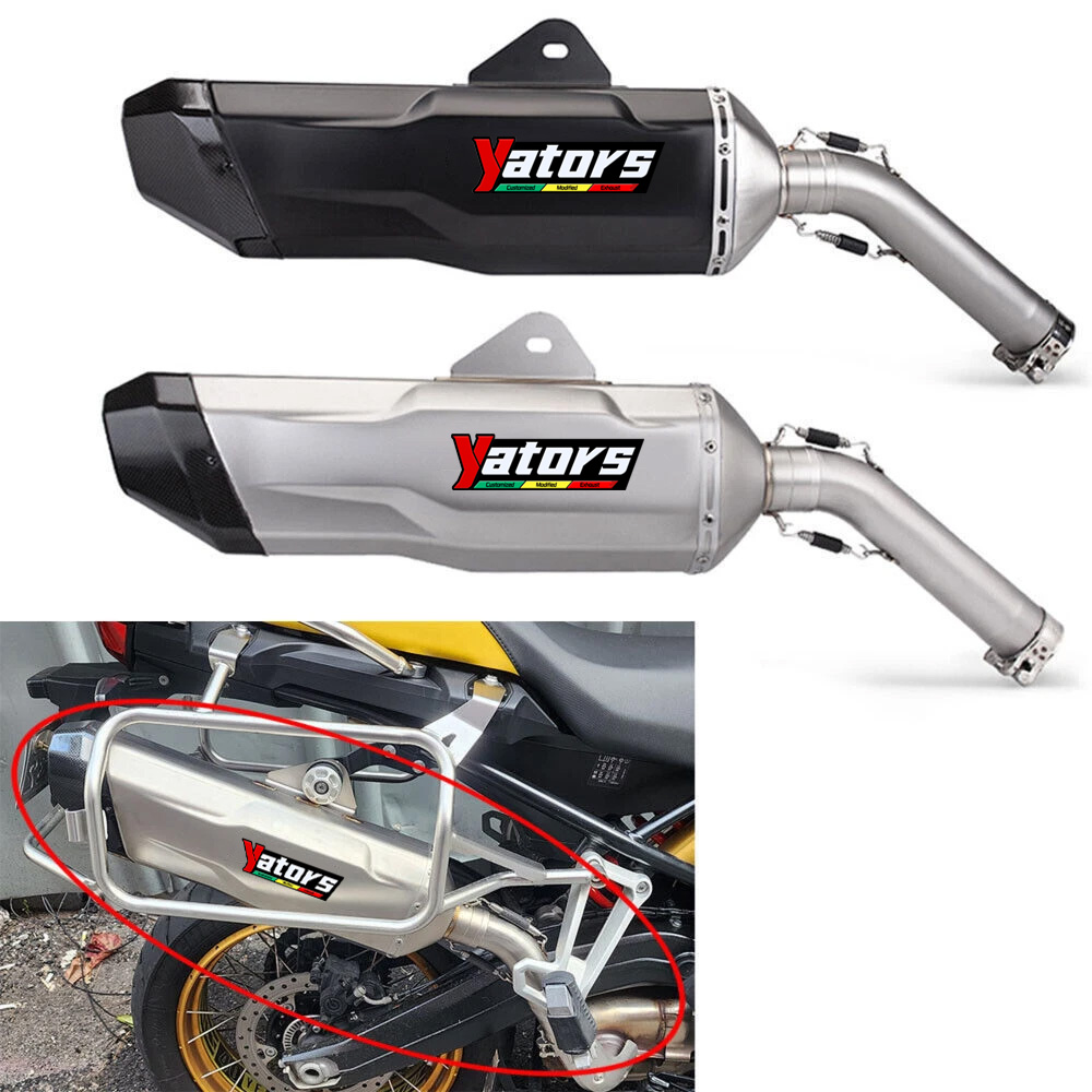 Exhaust Muffler Tips Mid Link Pipe System Motorcycle For BMW F850GS 2018-2023 - Image 3