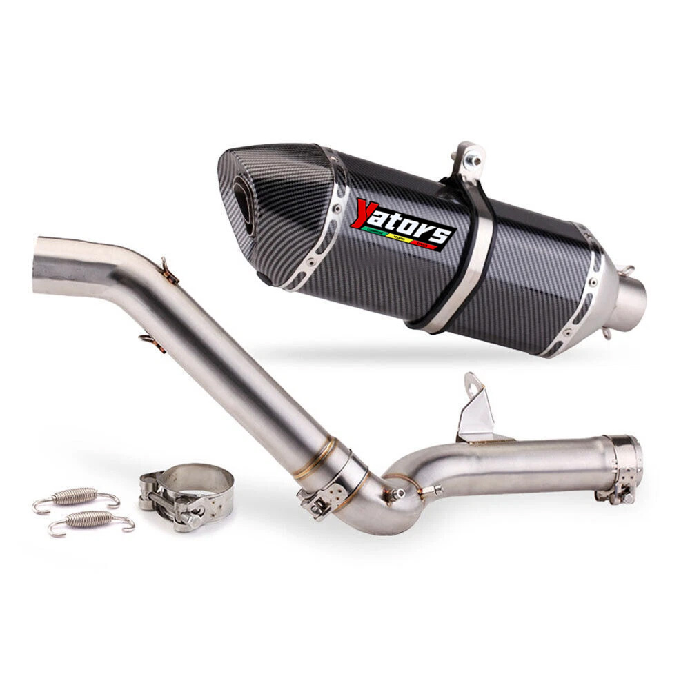 Exhaust Tips Muffler Mid Pipe Slip on System For BMW F850GS/F750GS 2018-2021 - Image 4