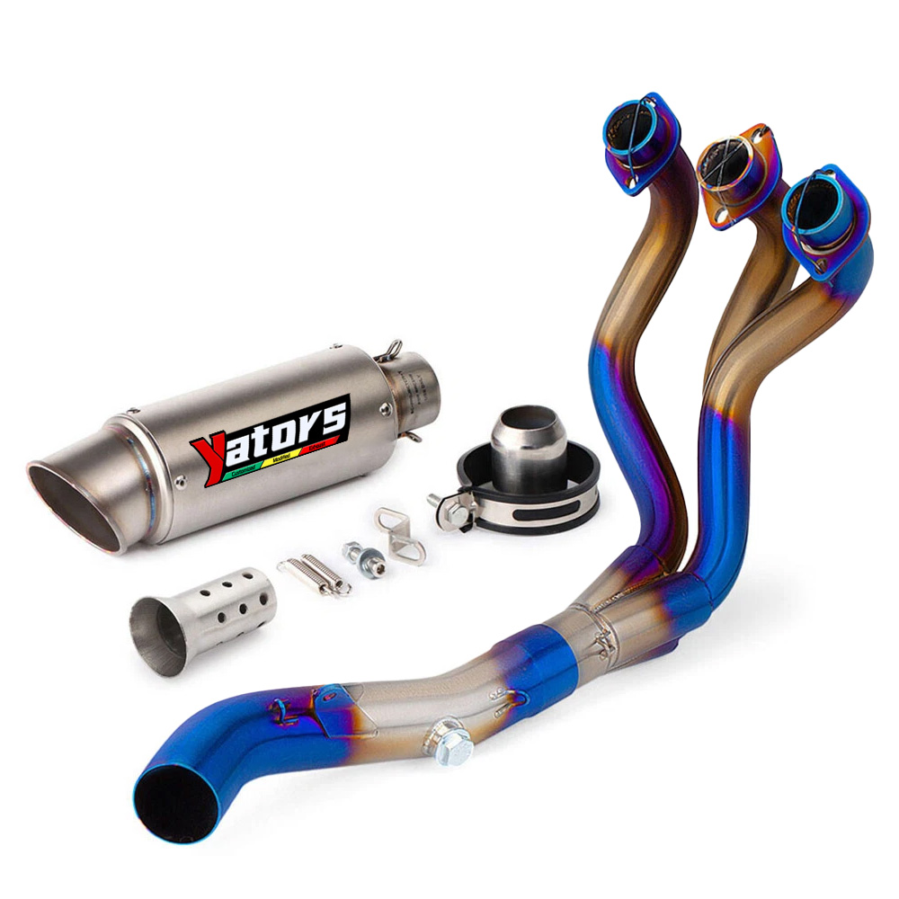 Slip For Yamaha MT-09 FZ09 2014-20 Whole System Exhaust Header Pipe Tail Muffler - Image 3