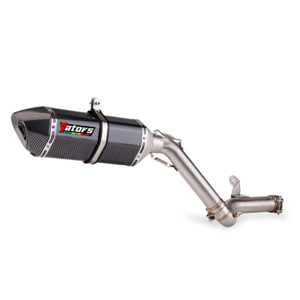 Exhaust Tips Muffler Mid Pipe Slip on System For BMW F850GS/F750GS 2018-2021