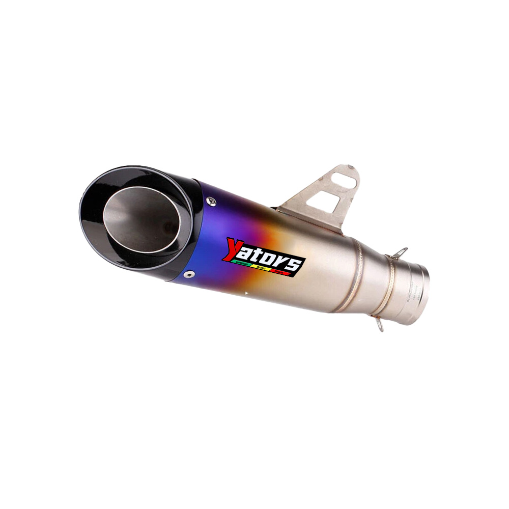 Full Exhaust System Manifold Link Pipe Mufflers For Yamaha MT09 FZ09 FJ09 XSR900 - Image 3