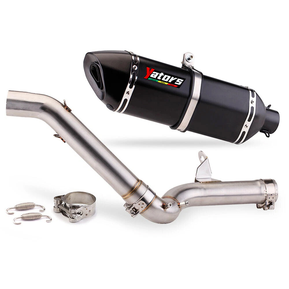 Exhaust Tips Muffler Mid Pipe Slip on System For BMW F850GS/F750GS 2018-2021 - Image 4
