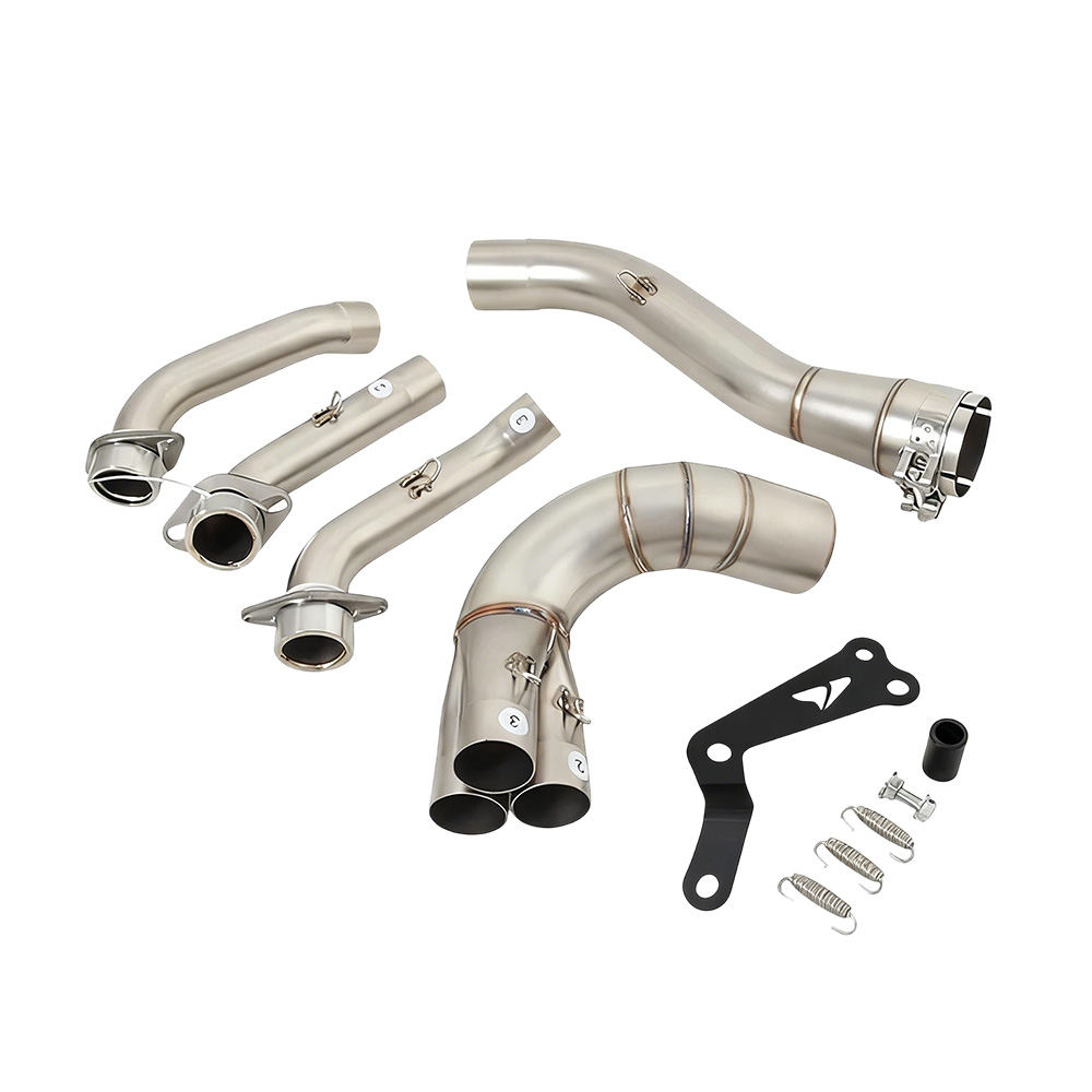 Exhaust Whole System Header Muffler Pipe Tips For Yamaha XSR900 MT-09 2024-2025 - Image 4