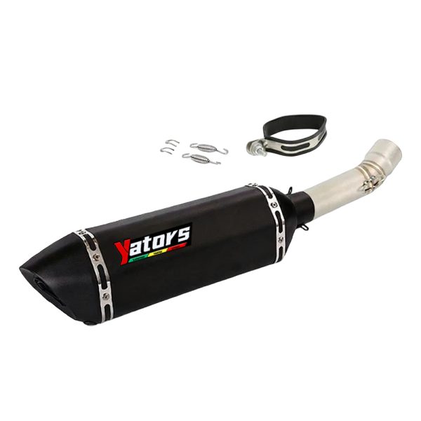 For BMW F800GS F700GS F650GS Left Exhaust Muffler Mid Pipe 51MM System Tip F800R