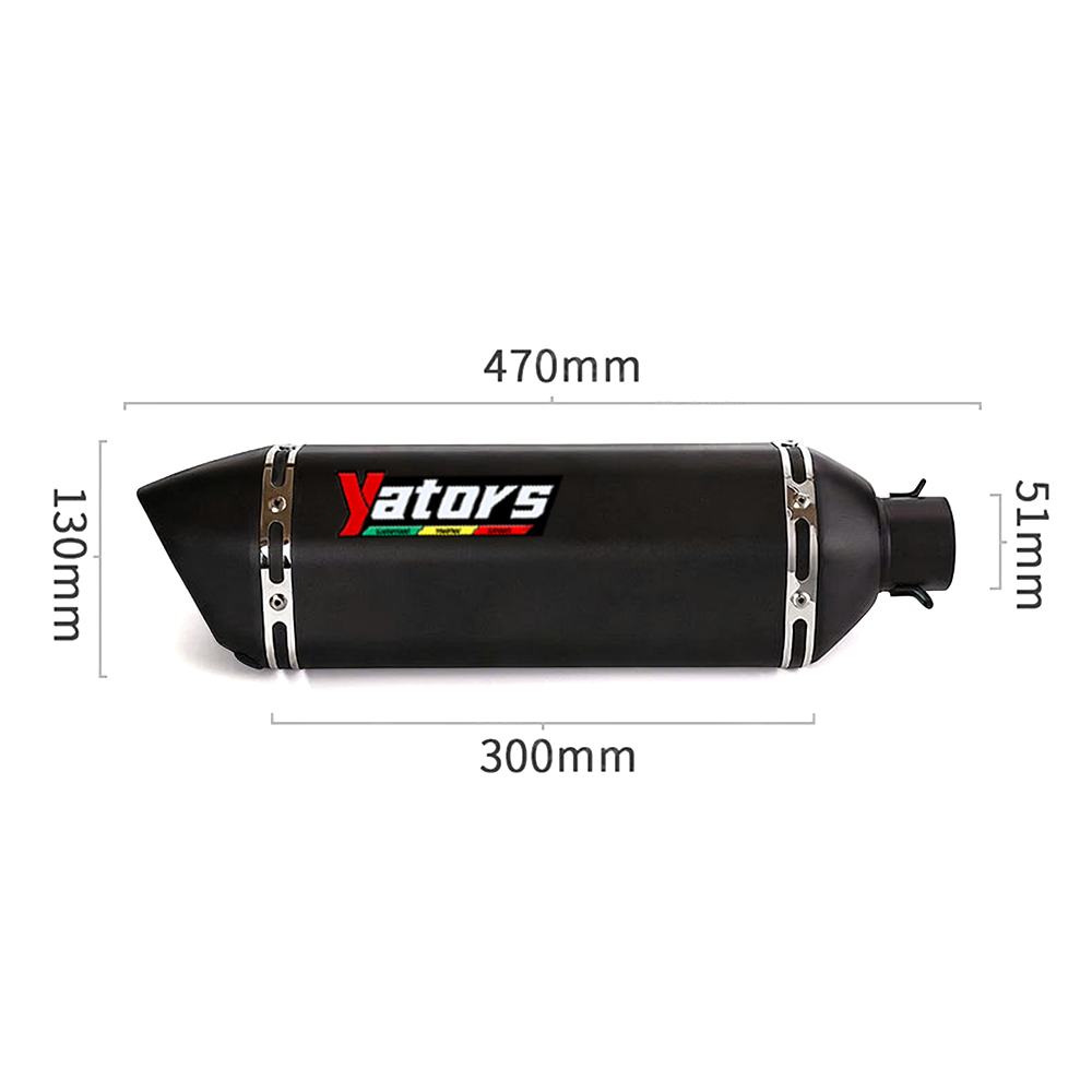 For BMW F800GS F700GS F650GS Left Exhaust Muffler Mid Pipe 51MM System Tip F800R - Image 2