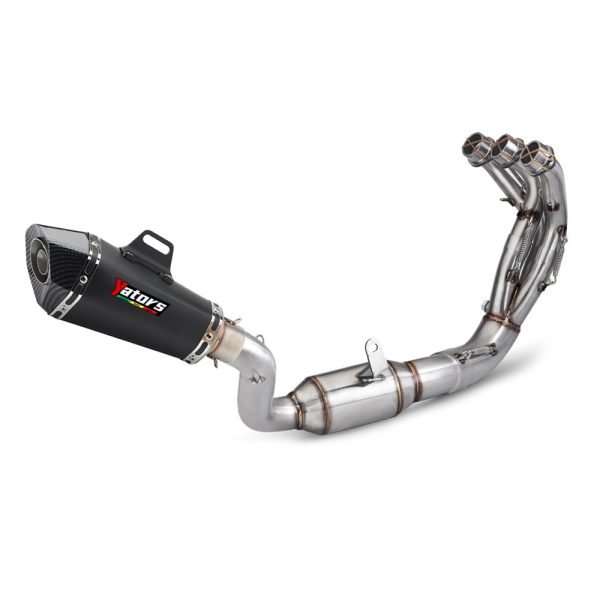 For Yamaha MT09 FZ09 2021-2024 Full Exhaust System 51mm Muffler Pipe Black